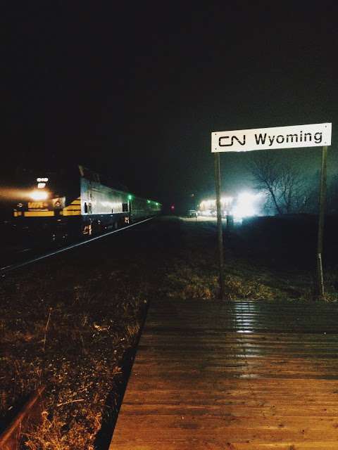 Wyoming train station - VIA Rail